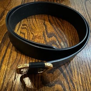 Ralph Lauren Black and Gold Belt